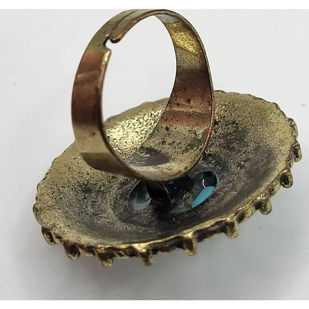 Southwestern Turquoise Ring Adjustable